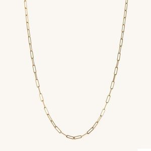 Mejuri 14k Yellow Gold Bold Boyfriend Chain Necklace